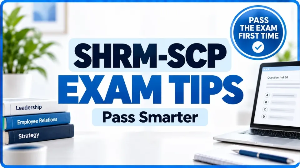SHRM-SCP Exam Tips That Help You Think Like a Strategic HR Leader and Pass Efficiently